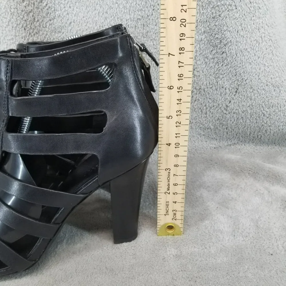 Lauren Ralph Lauren Shoes Womens Size 9B Larisa Black Heel Gladiator Sandals